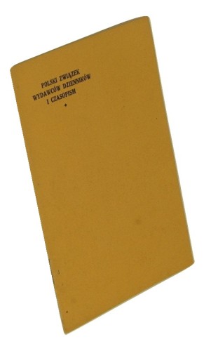 Statut Polskiego Związku Wydawców Dzienników i Czasopism [1928]