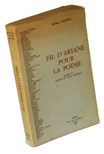 Fil d'ariane pour la poesie Goffin Robert [AUTOGRAF / AUTOGRAPHE]
