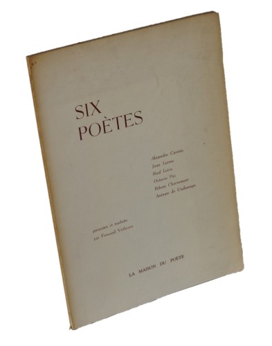 Six poetes [presentes et traduits par Fernand Verhesen][AUTOGRAF / AUTOGRAPHE]
