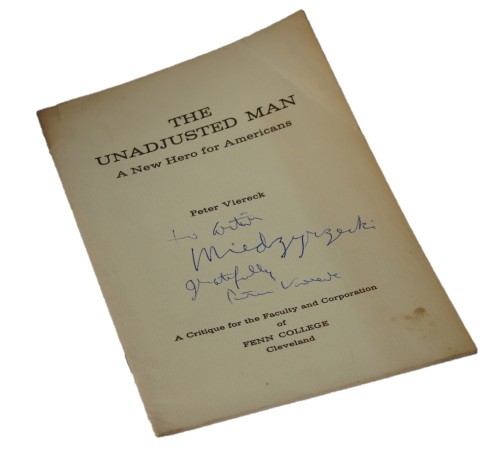 The Unadjusted Man A New Hero for Americans Viereck Peter [AUTOGRAF / AUTOGRAPH]