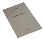 Secrete Assonance Verhesen Fernand [AUTOGRAPHE / AUTOGRAF]