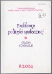 Problemy polityki społecznej Studia i dyskusje Modernizacja ład społeczny 6 / 2004