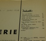 Die Galerie Monatsblatter der Internationalen Kunstphotographie Juni 1938 Heft No. 6