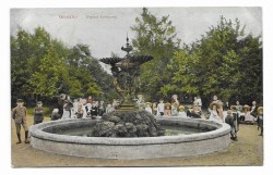 Gniezno Ogród kolejowy ﻿﻿[pocztówka, post 1919]