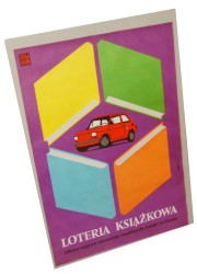 Plakat reklamowy Loteria książkowa Projekt Tadeusz Kobak (1985)