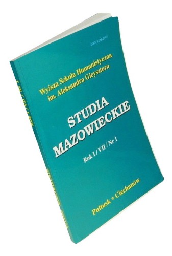 Studia Mazowieckie Nr 1 / 2005