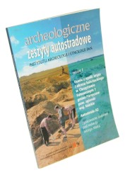 Archeologiczne Zeszyty Autostradowe Instytutu Archeologii i Etnologii PAN Zeszyt 1 Osada z epoki brązu i okresu halsztadzkiego w Chrząstowie Folwarcznym 1 gmina Parzęczew pow. zgierski, woj. łódzkie Autostrada A2 (2002)  
