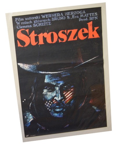 Plakat do filmu Stroszek Reż. Werner Herzog Projekt Andrzej Pągowski (1979)