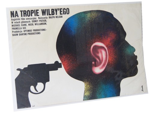 Plakat do filmu Na tropie Wilby'ego Reż. Ralph Nelson Projekt Romuald Socha (1977)