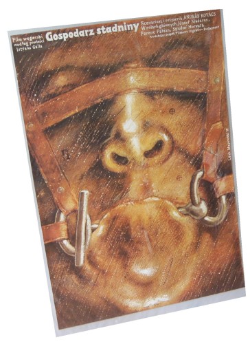Plakat do filmu Gospodarz stadniny Reż. Andras Kovacs Projekt Lech Majewski (1979)
