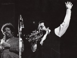 Bracia Julian Cannonball i Nat Adderley fot. Tadeusz Późniak [vintage print / lata 60.] 