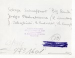 Sekcja saksofonów Big Bandu Jerzego Dudusia Matuszkiewicza fotografia Andrzej Zborski [vintage print / ca 1965]