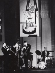 Albert Mangelsdorff Quintet Prague International Jazz Festival 1964 fotografia Marek Karewicz [vintage print / 1964] 