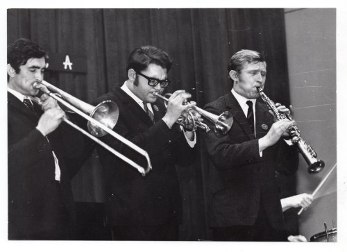 Zespół jazzowy High Society fotografia Jerzy Dziak [vintage print / lata 60]