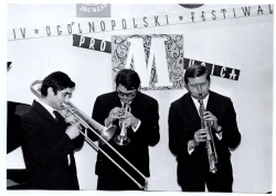 Zespół jazzowy High Society III fotografia Jerzy Dziak [vintage print / lata 60]