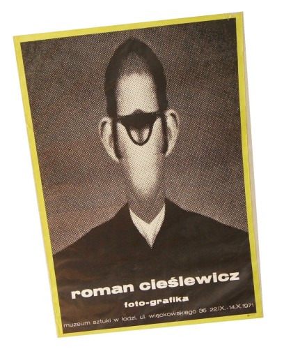 Plakat wystawowy Roman Cieślewicz Foto-Grafika / Muzeum Sztuki, Łódź Projekt Roman Cieślewicz (1971)
