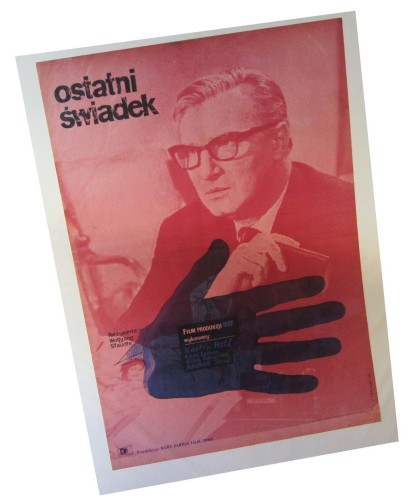 Plakat do filmu Ostatni świadek Reż. Jean Wolfgang Staudte Projekt Jerzy Jaworowski (1962)