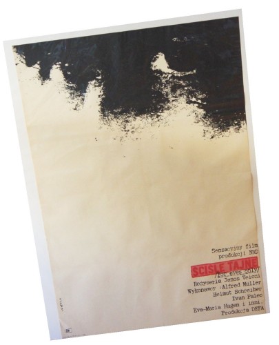 Plakat do filmu Ściśle tajne Reż. Janos Veiczi Projekt Waldemar Świerzy (1965)