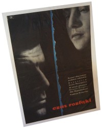 Plakat do filmu Czas rozłąki Reż. Szota Managadze Projekt Maurycy Stryjecki (1962)   