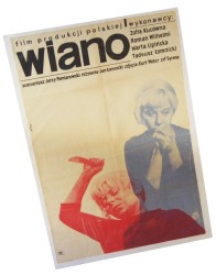 Plakat do filmu Wiano Reż. Jan Łomnicki Projekt Jerzy Flisak (1964)     
