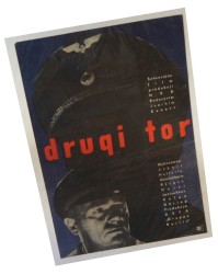 Plakat do filmu Drugi tor Reż. Joachim Kunert Projekt Maurycy Stryjecki (1963)  