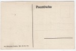 Kraków Dziedziniec Bibl. Jagiell. z pomnikiem Mikołaja Kopernika pocztówka [przed 1939]