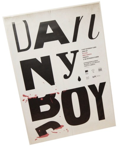 Plakat filmowy Danny Boy Reż. Marek Skrobecki Proj. Mariusz Andryszczyk (2017)