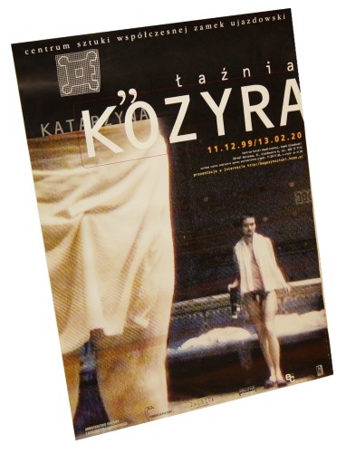 Plakat wystawowy Łaźnia Katarzyna Kozyra Centrum Sztuki Współczesnej Zamek Ujazdowski Warszawa 11.12.99 / 13.02.20 (1999)