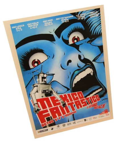 Plakat Mexico Fantastico Retro S-F z Meksyku [Plakat promujący przegląd klasycznych meksykańskich filmów science-fiction] [2005]
