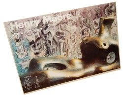 Plakat wystawowy Retrospektywa Henry Moore Centrum Sztuki Współczesnej Warszawa (1995)