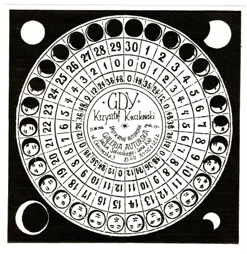 GDY Krzysztof Kuczkowski Spotkanie autorskie 23.VIII.1986 Galeria Autorska Jana Kaji i Jacka Solińskiego [druk artystyczny]