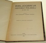 Bibljografja historji polskiej za rok 1928 Mazankówna Marja Tyszkowski Kazimierz (1929)
