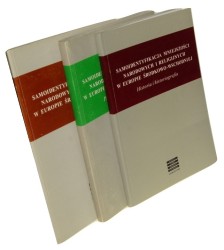 Samoidentyfikacja mniejszości narodowych i religijnych w Europie środkowo-wschodniej Problematyka atlasowa Historia i historiografia Problematyka politologiczna [3 wol.] (1998-1999)