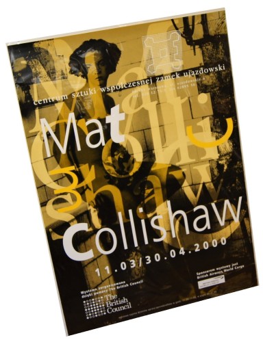 Plakat wystawowy Mat Collishaw Centrum  Sztuki Współczesnej Warszawa (2002)