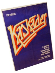 Plakat do filmu Kaskader Reż. Jakow Segel Projekt Cyprian Kościelniak (1978)
