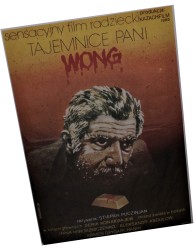 Plakat do filmu Tajemnice Pani Wong Reż. Stiepan Puczinjan Projekt Mirosław Łakomski (1987)