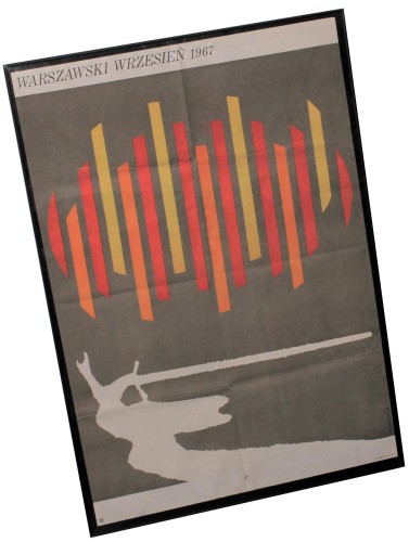 Plakat okolicznościowy Warszawski Wrzesień 1967 Projekt Leszek Hołdanowicz (1967)