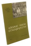 Łódzkie Studia Etnograficzne Tom XX [Praca zbiorowa] (1978)