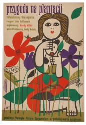 Plakat do filmu Przygoda na plantacji Reż. John Guillermin Projekt Marian Stachurski (1960) 