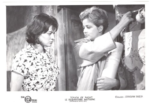 Dotknięcie nocy / Touch of Night / Le requisitoire nocturne [Elżbieta Kępińska, Hanna Zembrzuska] reż. Stanisław Bareja [fotos filmowy][ca 1962]