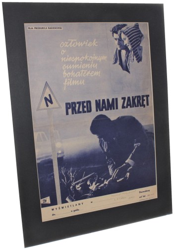 Przed nami zakręt Reż. Richard Viktorov [Afisz filmowy] (1960)