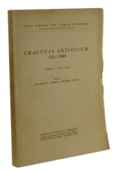 Cracovia Artificum 1551-1560 zeszyt 1 1551-1552 wyd. Stanisława Pańków i Zbigniew Wojas [1966]