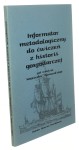 Informator metodologiczny do ćwiczeń z historii gospodarczej Pod red. Wojciecha Morawskiego (2000)