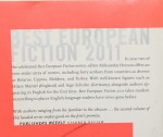 Best European Fiction 2011 Edited by Aleksander Hemon (2011)