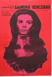Plakat do filmu  Anonimo veneziano Reż. Enrico Maria Salerno Projekt Ryszard Kiwerski (1972) 