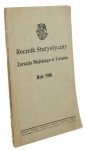 Rocznik Statystyczny Zarządu Miejskiego w Toruniu Rok 1936