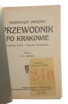 Najnowszy zwięzły przewodnik po Krakowie Trepka Józef Nekanda [1924]