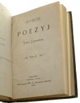 Wybór poezyj Teofila Lenartowicza t. I-IV [2 wol.] [Lenartowicz Teofil] (1876)