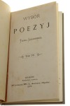 Wybór poezyj Teofila Lenartowicza t. I-IV [Lenartowicz Teofil] (1876)
