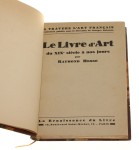 Le Livre d'Art du XIX siecle a nos jours [Sztuka książki od XIX wieku do współczesności] Hesse Raymond [1927]